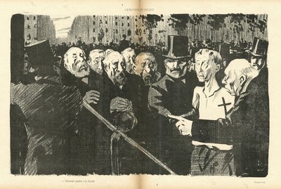 Hermann-Paul (1864-1940) illusztrációja a Le Canard Sauvage-ban alkotó: Rene George Hermann Paul