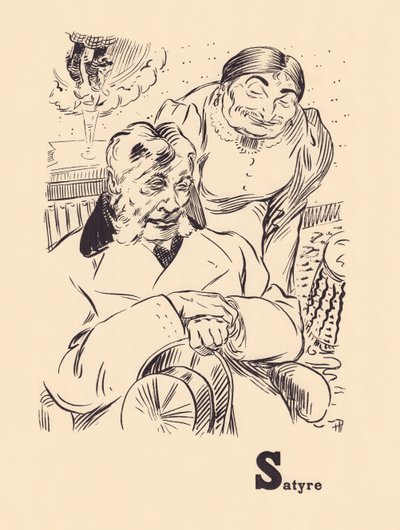 S mint Satyr alkotó: Rene George Hermann Paul