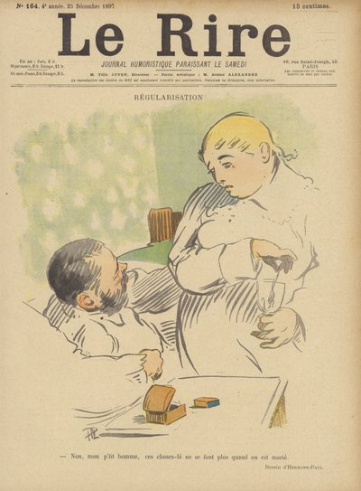 Illusztráció Le Rire alkotó: Rene George Hermann Paul