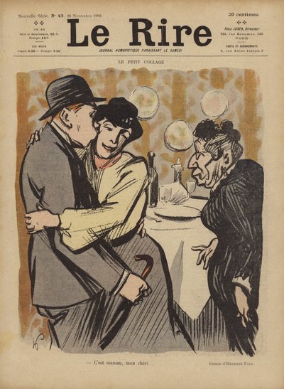 Illusztráció Le Rire alkotó: Rene George Hermann Paul