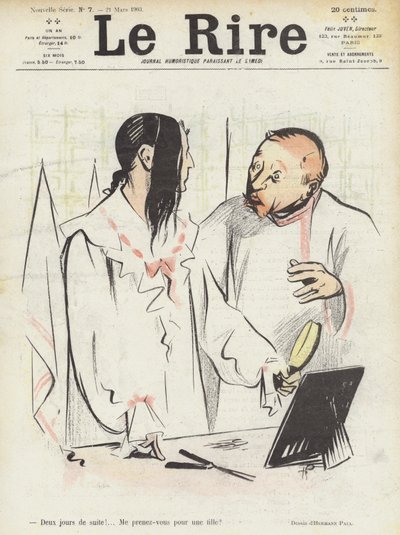 Illusztráció Le Rire alkotó: Rene George Hermann Paul