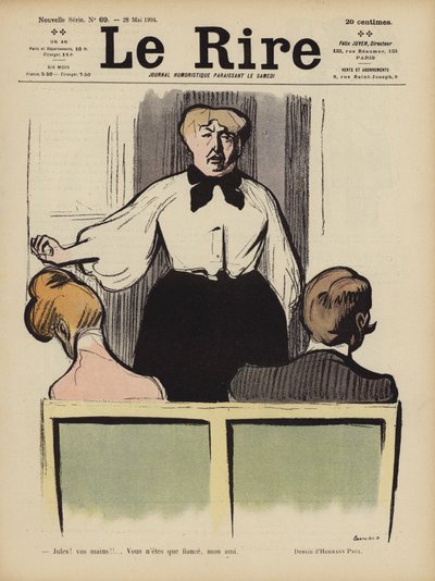 Illusztráció Le Rire alkotó: Rene George Hermann Paul