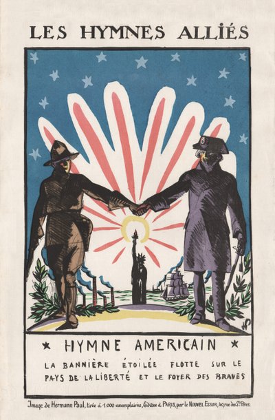 A Szövetséges himnuszok, 1917 alkotó: Rene George Hermann Paul