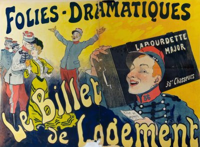 A szállásjegy alkotó: Rene Pean