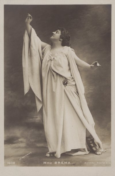 Marie Bremen angol mezzoszoprán énekesnő alkotó: Reutlinger Studio