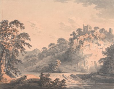 Knaresborough kastély, Yorkshire alkotó: Rev. William Gilpin