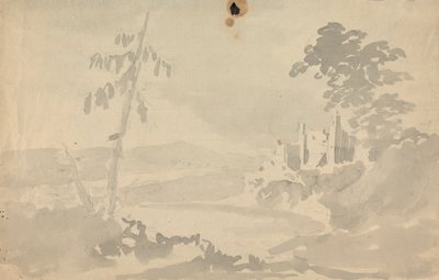 Táj a várral és a folyóval alkotó: Rev. William Gilpin