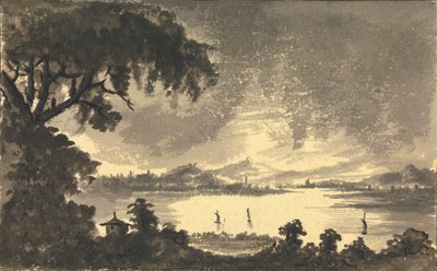 Forth folyó, Stirling városa és vára a távolban alkotó: Rev. William Gilpin