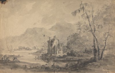 Folyói táj kastélyokkal alkotó: Rev. William Gilpin