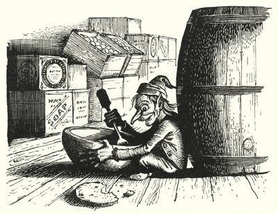 Hans Christian Andersen: The Goblin and The Huckster (litho) alkotó: Rex (after) Whistler