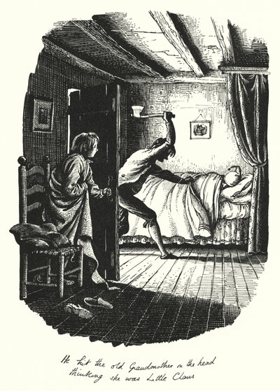 Hans Christian Andersen: A Nagy Claus és a Kis Claus (litho) alkotó: Rex (after) Whistler