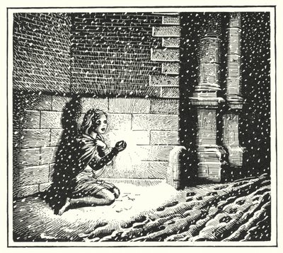 Hans Christian Andersen: The Little Match Girl (litho) alkotó: Rex (after) Whistler