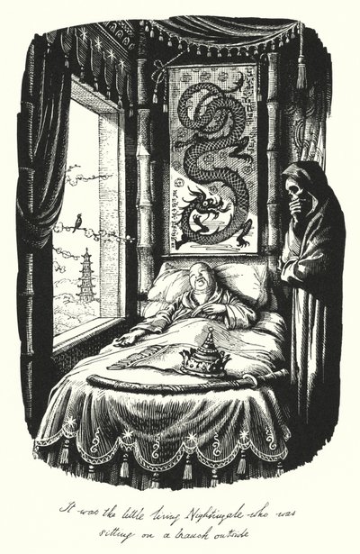 Hans Christian Andersen: The Nightingale (litho) alkotó: Rex (after) Whistler