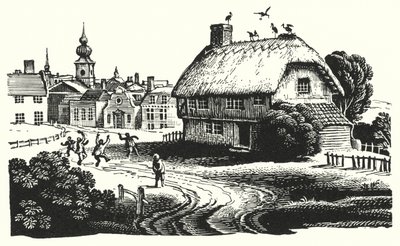 Hans Christian Andersen: A gólyák (litho) alkotó: Rex (after) Whistler
