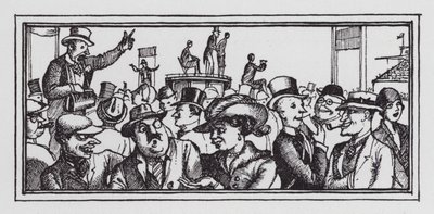 The Derby (litho) alkotó: Rex (after) Whistler