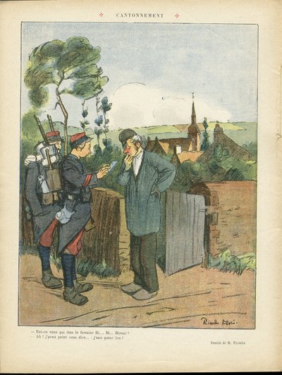 Ricardo Flores (1878-1918) illusztrációja a Le Lire-ben alkotó: Ricardo Flores