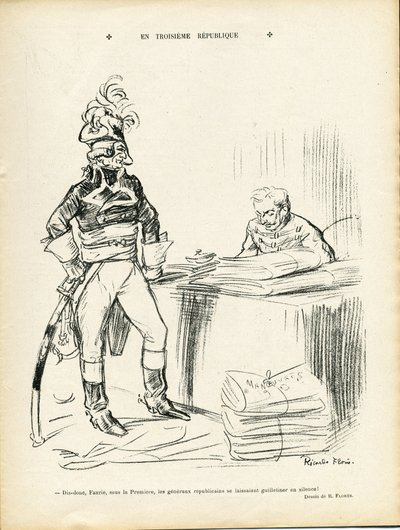 Ricardo Flores (1878-1918) illusztrációja a Le Lire-ben, 13.11.29 - A Harmadik Köztársaságban alkotó: Ricardo Flores