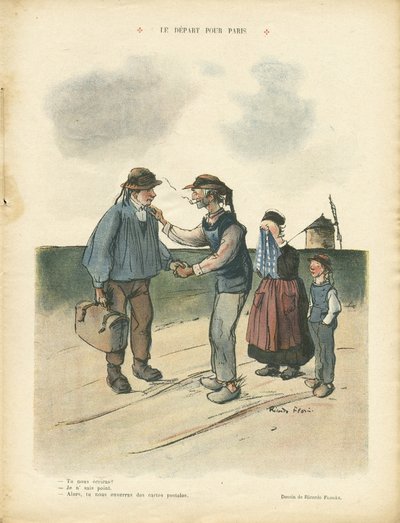 Ricardo Flores (1878-1918) illusztrációja a Le Rire-ben alkotó: Ricardo Flores