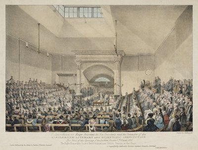A Lecture Theatre megnyitása a londoni Marylebone-ban alkotó: John Pardon