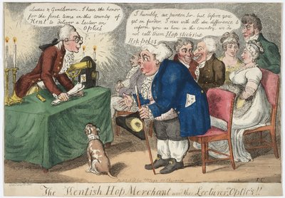 A Kentish Hop kereskedő és az optika lektora alkotó: John Pardon