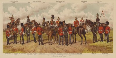 A brit hadsereg ír ezredei alkotó: Richard (after) Simkin