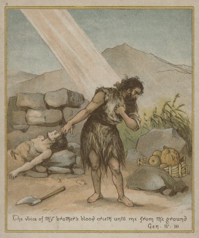 Káin, miután megölte Ábelt alkotó: Richard Andre