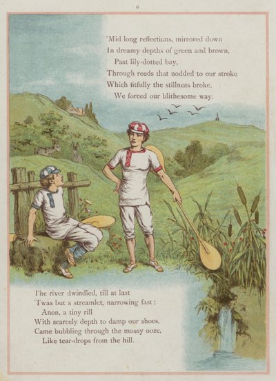 Oldal az Upstreamből, Richard Andre (színes litó) alkotó: Richard Andre