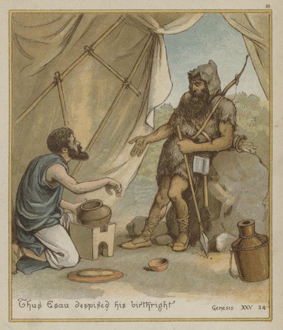 Így Ézsau megvetette elsőszülöttségi jogát alkotó: Richard Andre