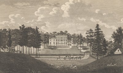 Bradborne, Sevenoke közelében, Kent megyében, Edward Hasted: The History and ..., 1777-90. alkotó: Richard Bernard Godfrey