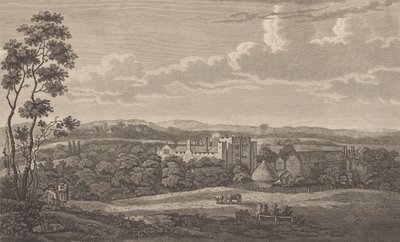 Hever kastély Kent megyében, Edward Hasted, The History and Topographical... című művéből, 1777-90. alkotó: Richard Bernard Godfrey