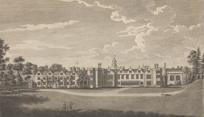 Knole, Sevenoke közelében, Kent megyében, korábban az Archiephez tartozó palota..., 1777-90. alkotó: Richard Bernard Godfrey