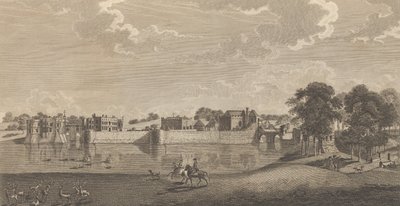 Leeds Castle, Kent megyében, Edward Hasted, The History and... című művéből, 1777-90. alkotó: Richard Bernard Godfrey