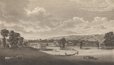 Preston Hall Aylesfordban, Kent megyében, Edward Hasted The History and... című művéből, 1777-90. alkotó: Richard Bernard Godfrey