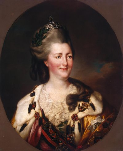 II. Katalin portréja alkotó: Richard Brompton