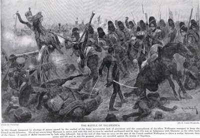 A salamancai csata, illusztráció a "Hutchinson