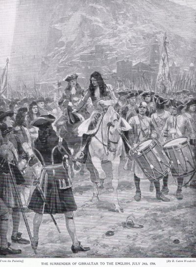 Gibraltár feladása, 1910 körül alkotó: Richard Caton Woodville