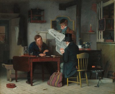 A színpadra várva, 1851. alkotó: Richard Caton Woodville