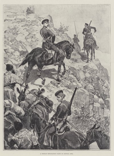 Orosz Kutatópárt Közép-Ázsiában alkotó: Richard Caton Woodville junior