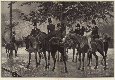 Egy éles zuhany a sorban, Hyde Park alkotó: Richard Caton Woodville junior