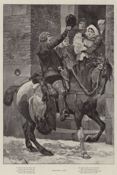 Karácsonyi zsákmány alkotó: Richard Caton Woodville junior