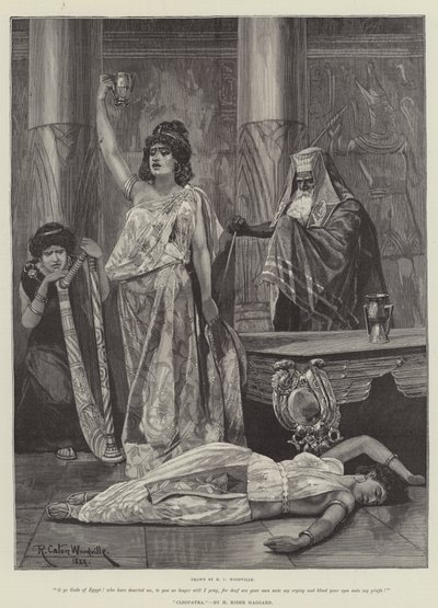 Kleopátra, H Rider Haggard alkotó: Richard Caton Woodville junior