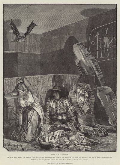 Kleopátra, H Rider Haggard alkotó: Richard Caton Woodville junior