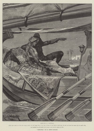 Kleopátra, H Rider Haggard alkotó: Richard Caton Woodville junior