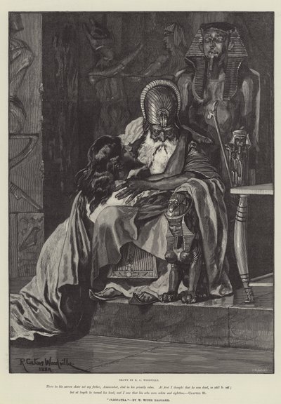 Kleopátra, írta H Rider Haggard alkotó: Richard Caton Woodville junior
