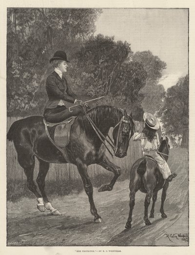 A védelmezője alkotó: Richard Caton Woodville junior
