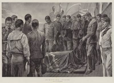 Hazafelé tartva alkotó: Richard Caton Woodville junior