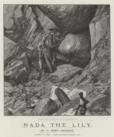 Nada, a liliom, írta H Rider Haggard alkotó: Richard Caton Woodville junior
