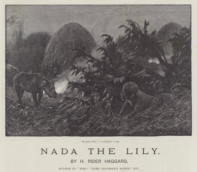 Nada, a liliom, szerző: H Rider Haggard alkotó: Richard Caton Woodville junior