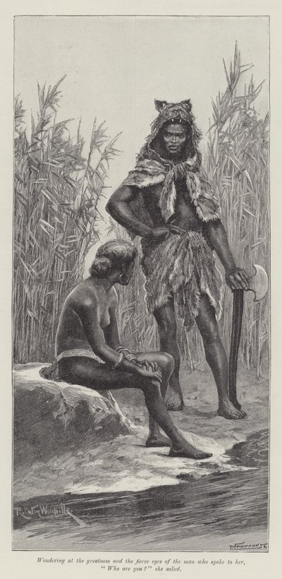 Nada, a liliom, szerző: H Rider Haggard alkotó: Richard Caton Woodville junior