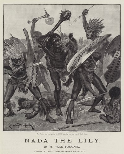 Nada, a liliom, szerző: H Rider Haggard alkotó: Richard Caton Woodville junior
